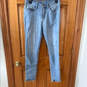 Anna Blue Ankle Cropped Jeans